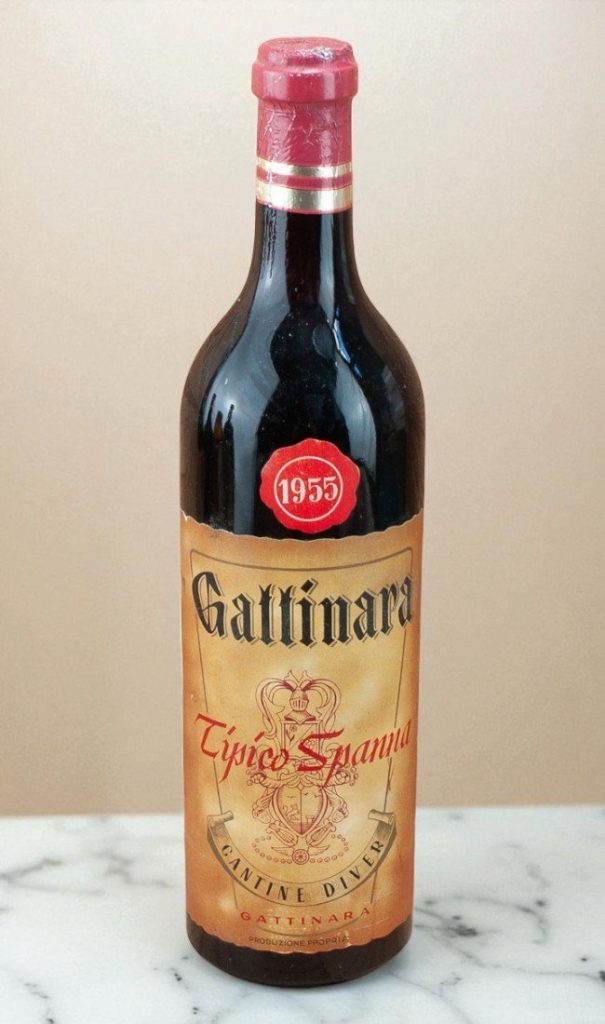 1955 Gattinara Spanna Cantine Diver
