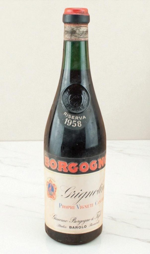 1958 Grignolino Riserva Giacomo Borgogno