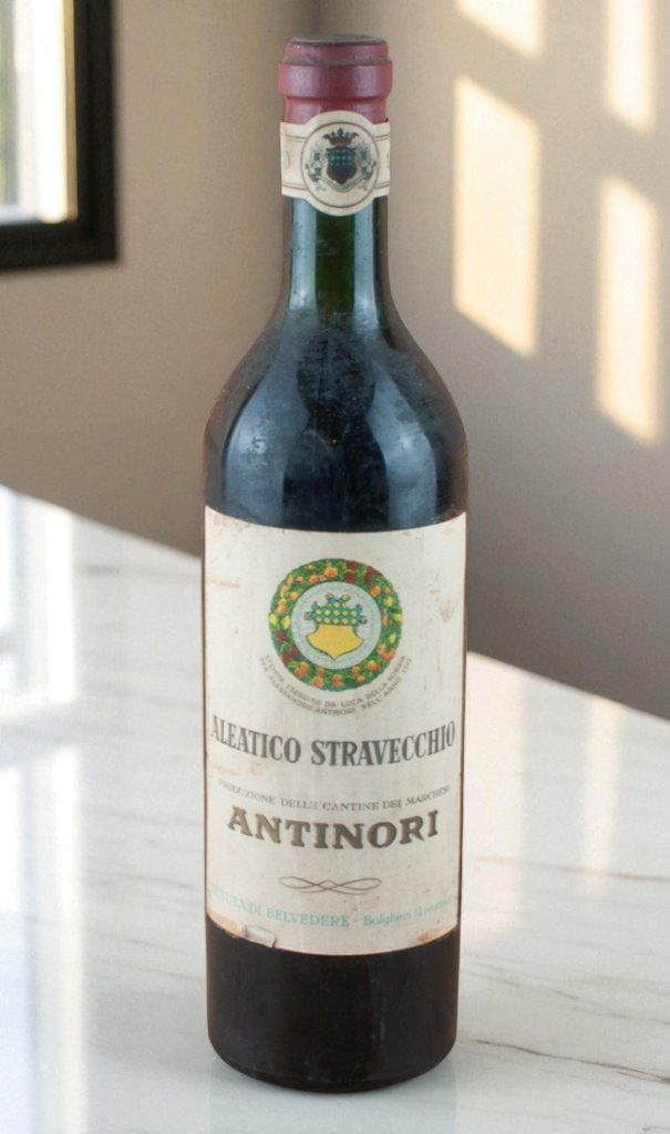1961 Aleatico Stravecchio Fattorie dei Marchesi Antinori