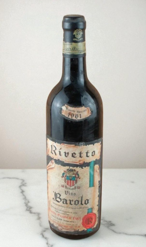 1961 Barolo Riserva Speciale Rivetto