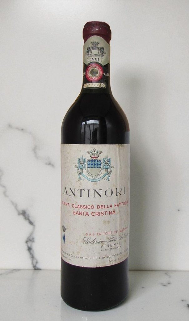 1961 Chianti Classico Antinori Fattoria Santa Cristina