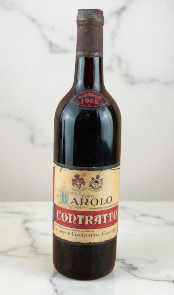 1965 Barolo Giuseppe Contratto