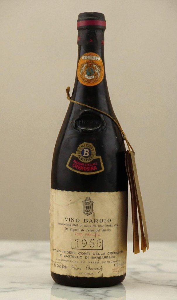 1966 Barolo Bersano Conti della Cremosina Riserva Speciale