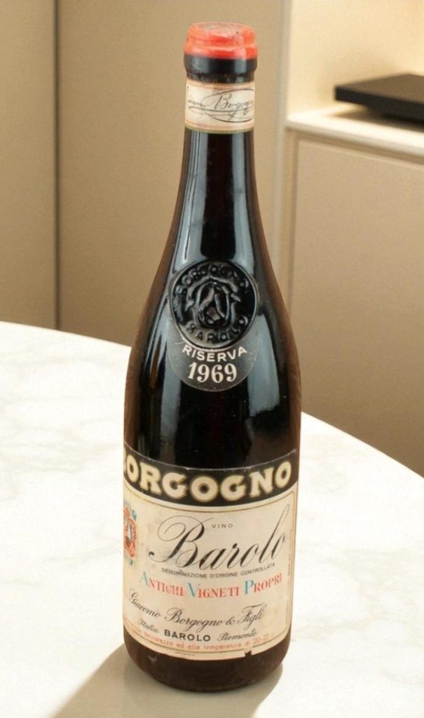 1969 Barolo Riserva Giacomo Borgogno