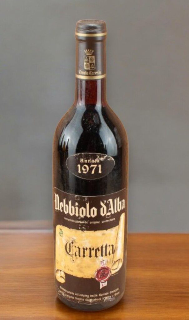 1971 Nebbiolo d'Alba Tenuta Carretta