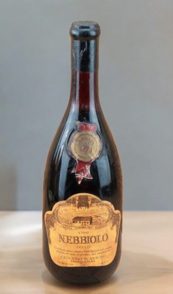 1973 Nebbiolo D'Alba Poderi Scanavino