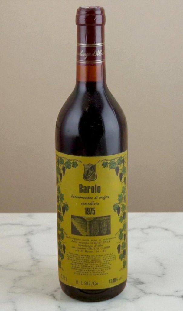 1975 Barolo Schiavenza