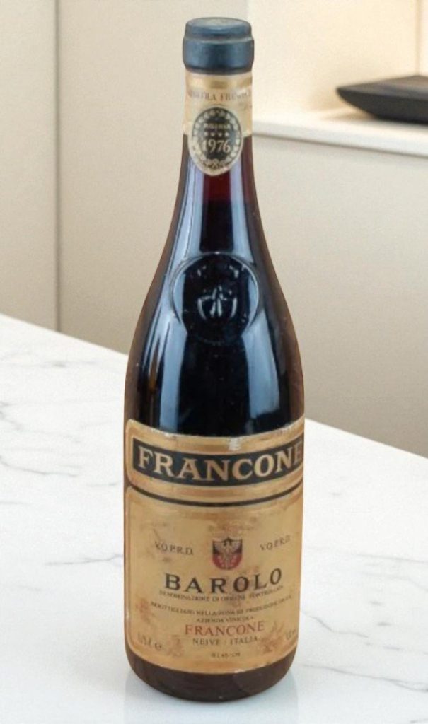 1976 Barolo Francone Riserva