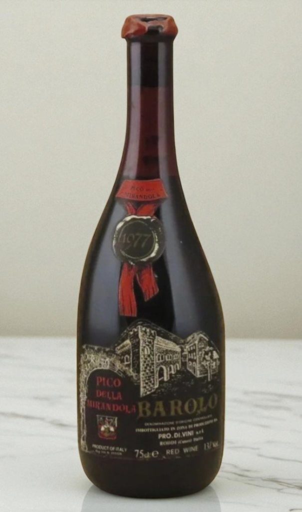 1977 Barolo Pico della Mirandola