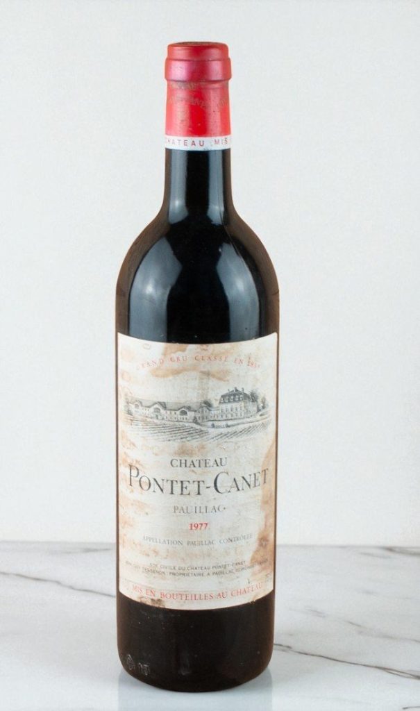 1977 Chateau Pontet Canet