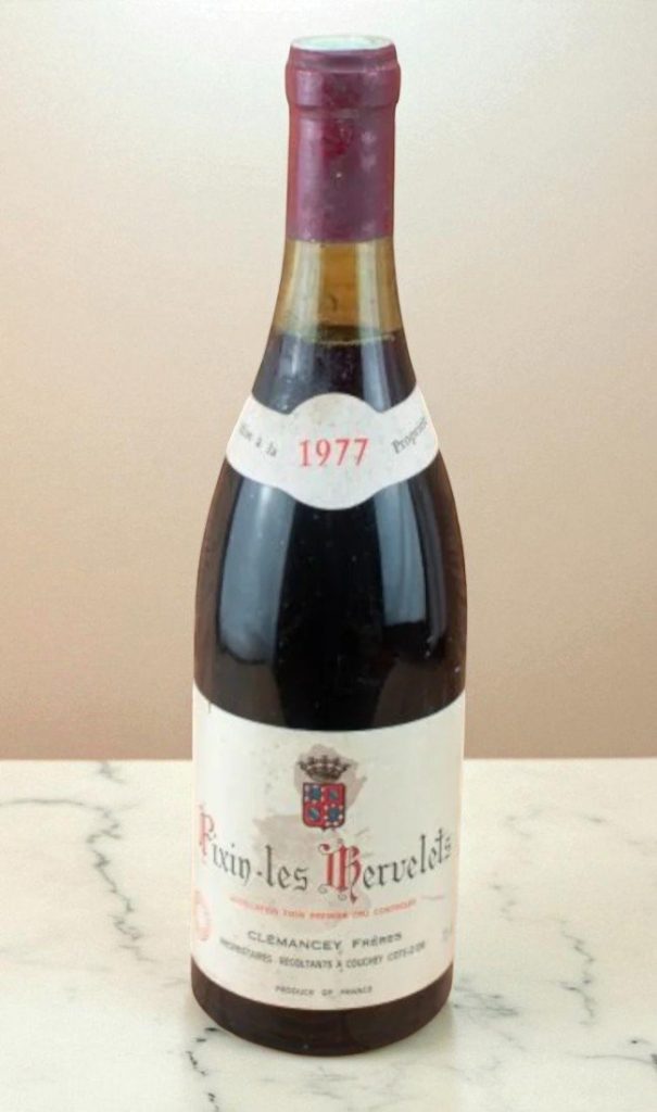 1977 Fixin Les Hervelets 1er Cru Clémancey