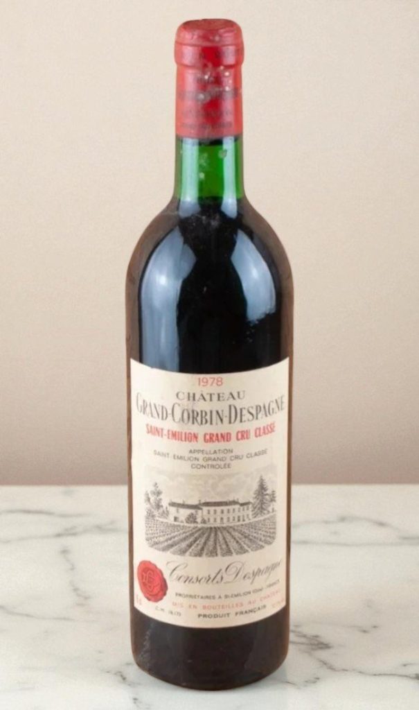1978 Chateau Grand Corbin Despagne