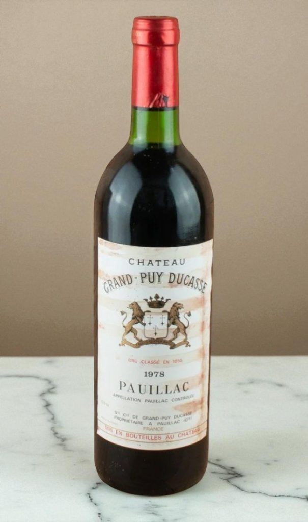 1978 Chateau Grand Puy Ducasse