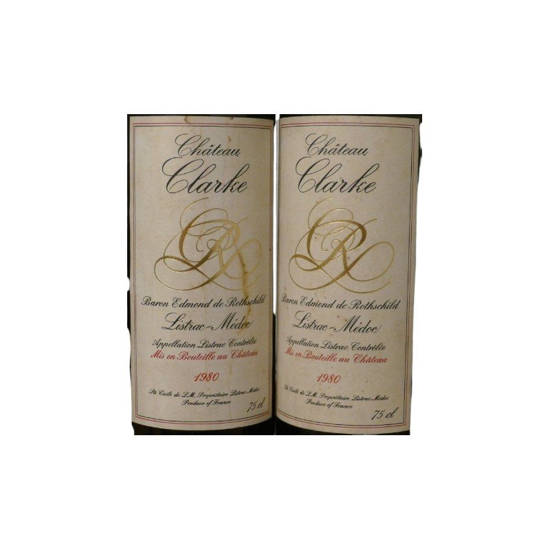 1980 Chateau Clarke Baron de Rothschild