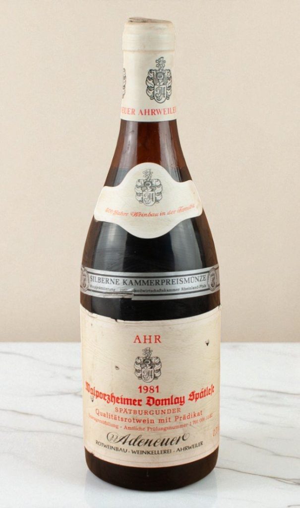 1981 Walporzheimer Domlay Spätburgunder Spätlese