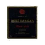 1994 Vino Tinto Penedes Rene Barbier