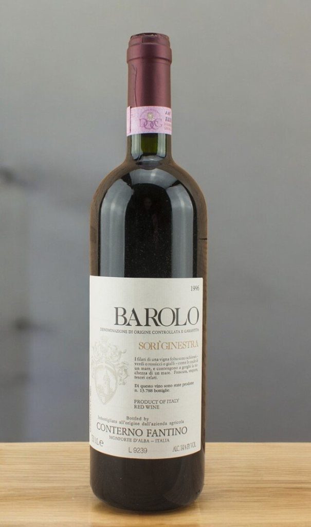 1996 Barolo Sorì Ginestra Conterno Fantino
