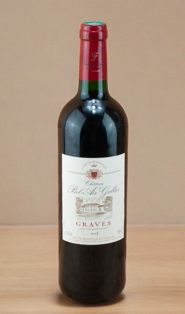 2003 Chateau Bel Air Gallier
