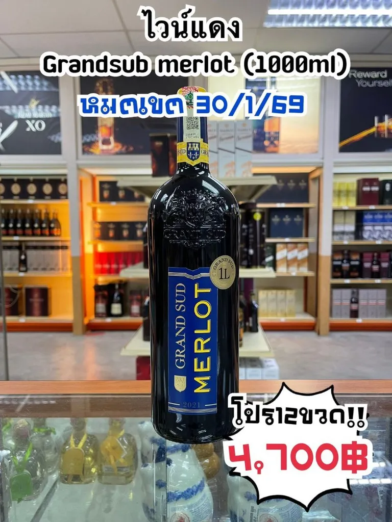 Grand Sud Merlot 1000ml