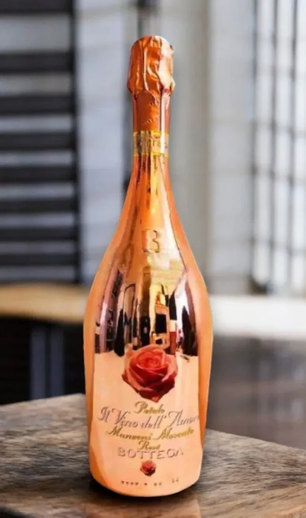 Bottega Manzoni Moscato Petalo Il Vino Dellamore Rosé