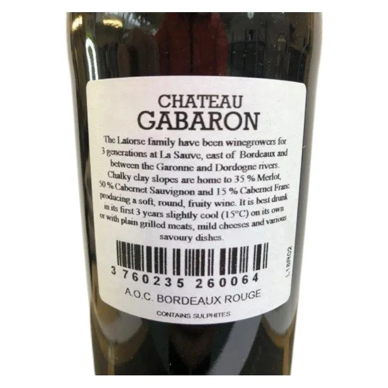 Chateau Gabaron Bordeaux