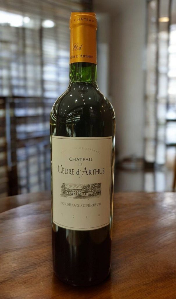 Chateau Le Cedre dArthus Bordeaux Supérieur 2015