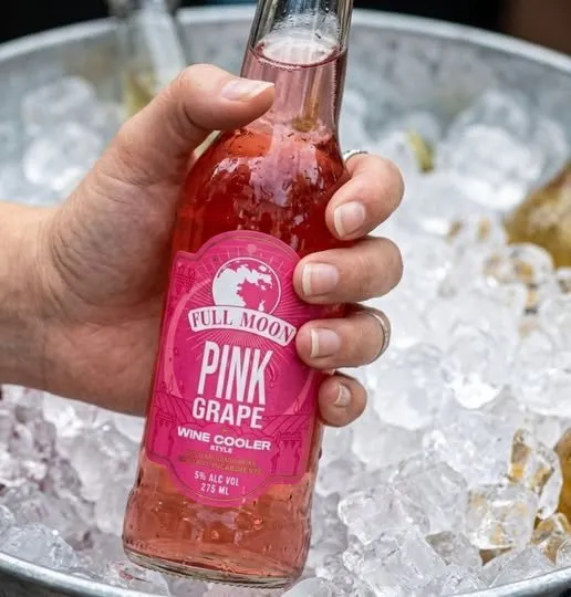 Full Moon Pink Grape Wine Cooler