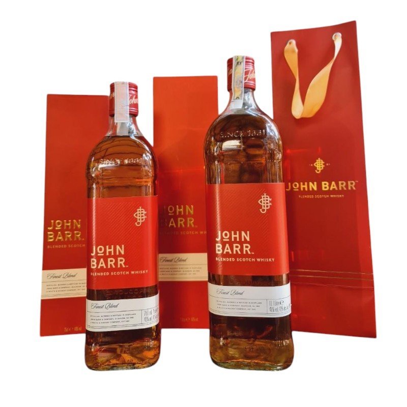 John Barr Reserve Blend Red Label Blended Scotch Whisky
