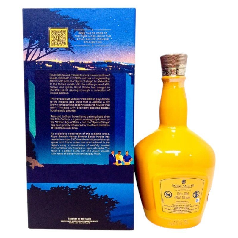 Royal Salute 21 Year Old Blended Scotch Whisky Jodhpur Edition